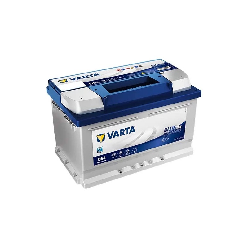 Varta Blue EFB D54 65Ah 650A Niski Prawy Plus
