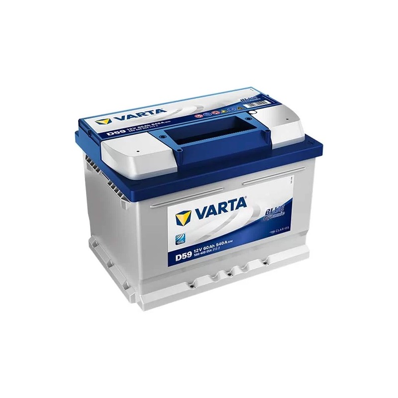 Varta Blue D59 60Ah 540A Niski Prawy Plus