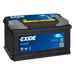 Exide Excell 80Ah EB802...
