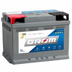 GROM PREMIUM 60Ah 600A Lewy...